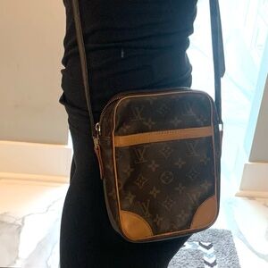 Authentic Louis Vuitton Danube monogram crossbody bag